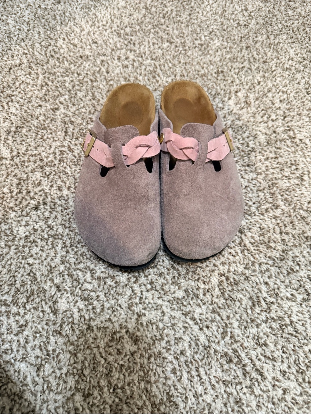 Birkenstock Boston Braided faded purple 38N